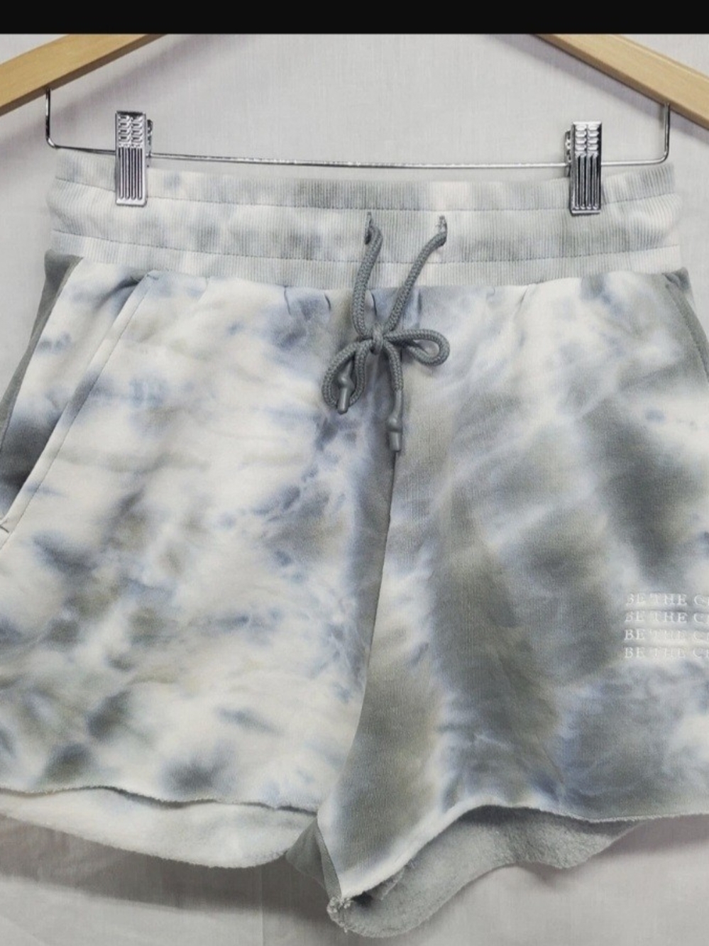 Vitality Balance Athletica Shorts with Drawstring Waist - Gray/White